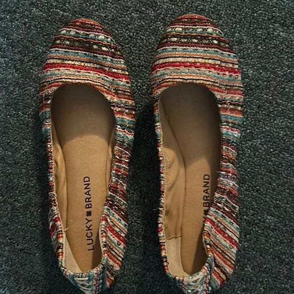 Lucky brand boho sequin ballet flats - Picture 1 of 6